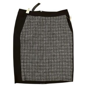 Talbots Black and Gray Pencil Skirt